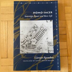 Homo Sacer Book by Giorgio Agamben